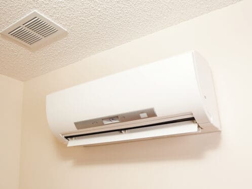 Ductless mini split installation in Folly Beach