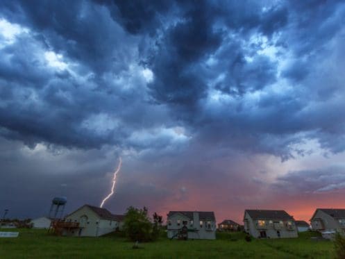 Residential Homes in Storm in Charleston, SC